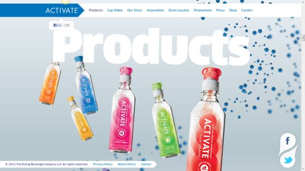 activate drinks parallax