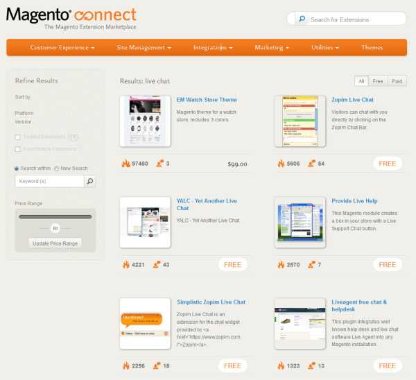 Magento Connect