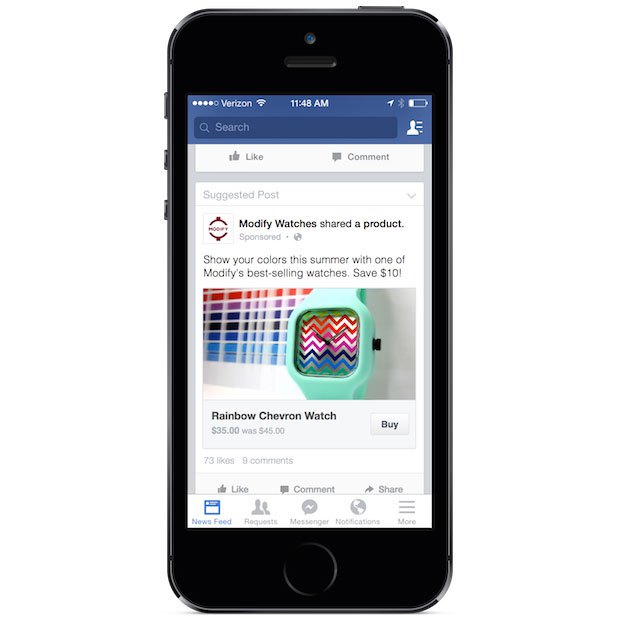 Facebook Buy Button
