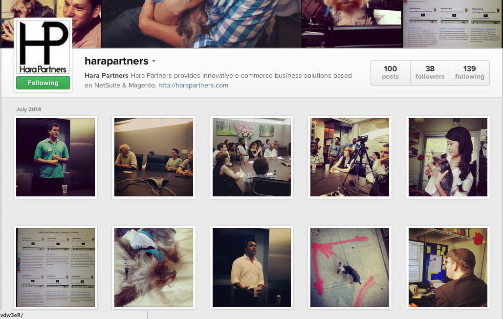 Hara Partners Instagram