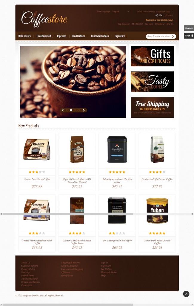 magento cafe