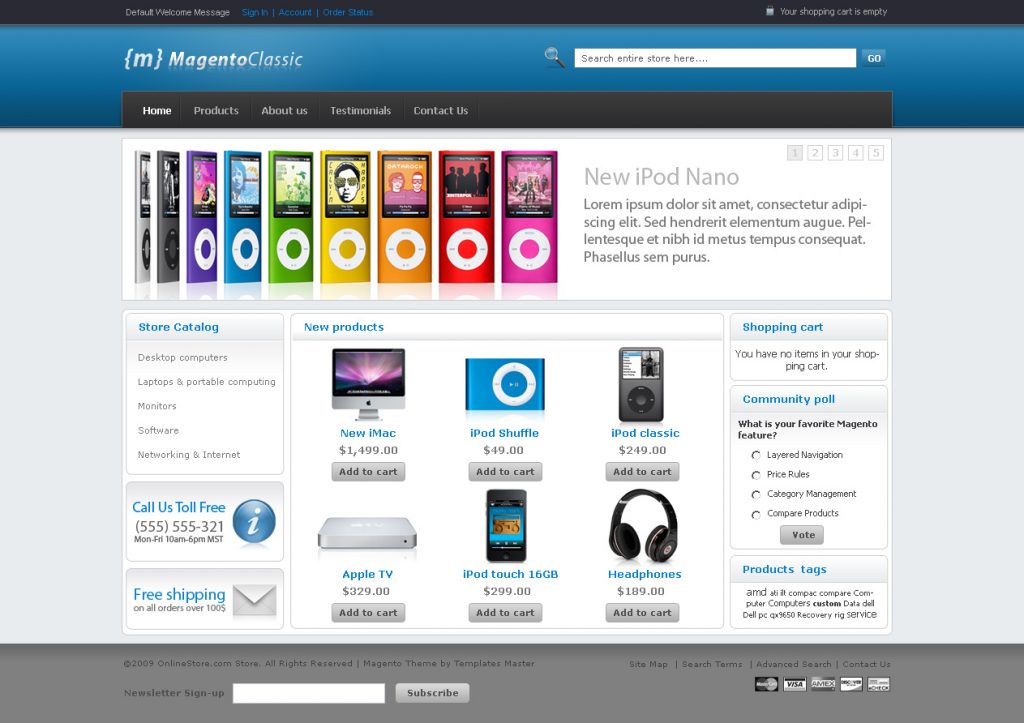 magento themes