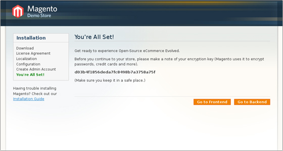 install magento