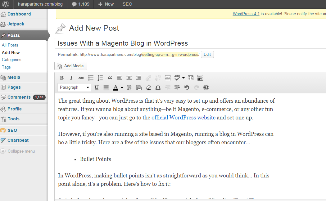 magento blog