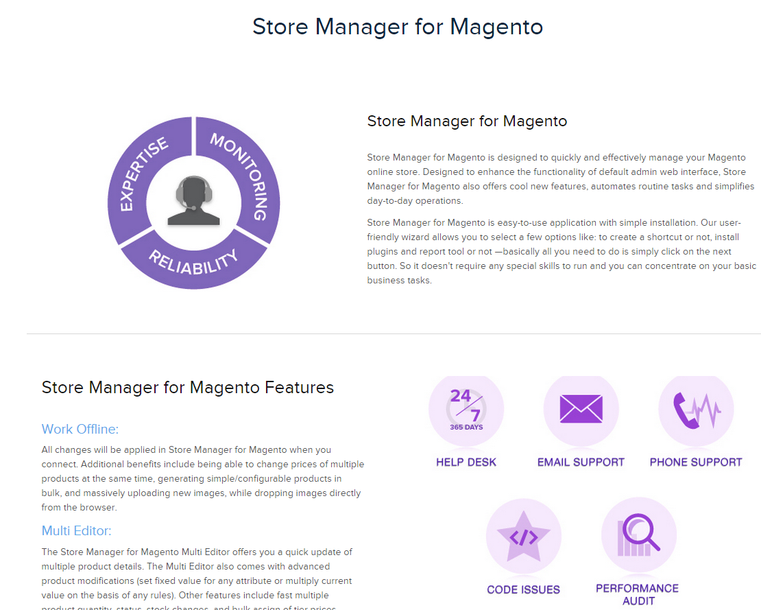 store manager for magento